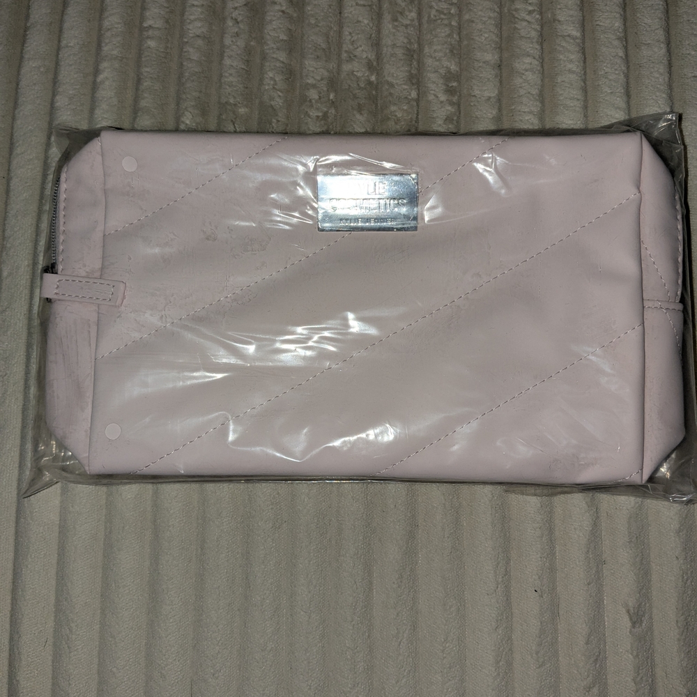 Kylie Cosmetics Soft Pink Quilted Cosmetic Bag